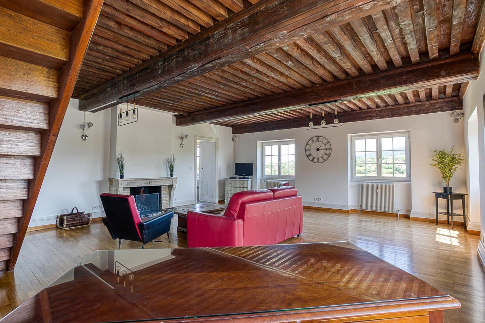 Sejourner Au Chateau De La Roue Grand Appartement Lissieu Εξωτερικό φωτογραφία