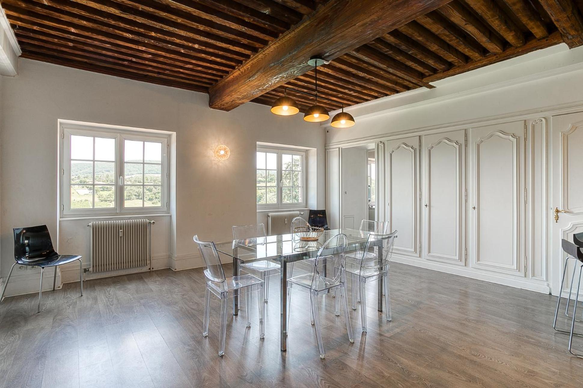Sejourner Au Chateau De La Roue Grand Appartement Lissieu Εξωτερικό φωτογραφία
