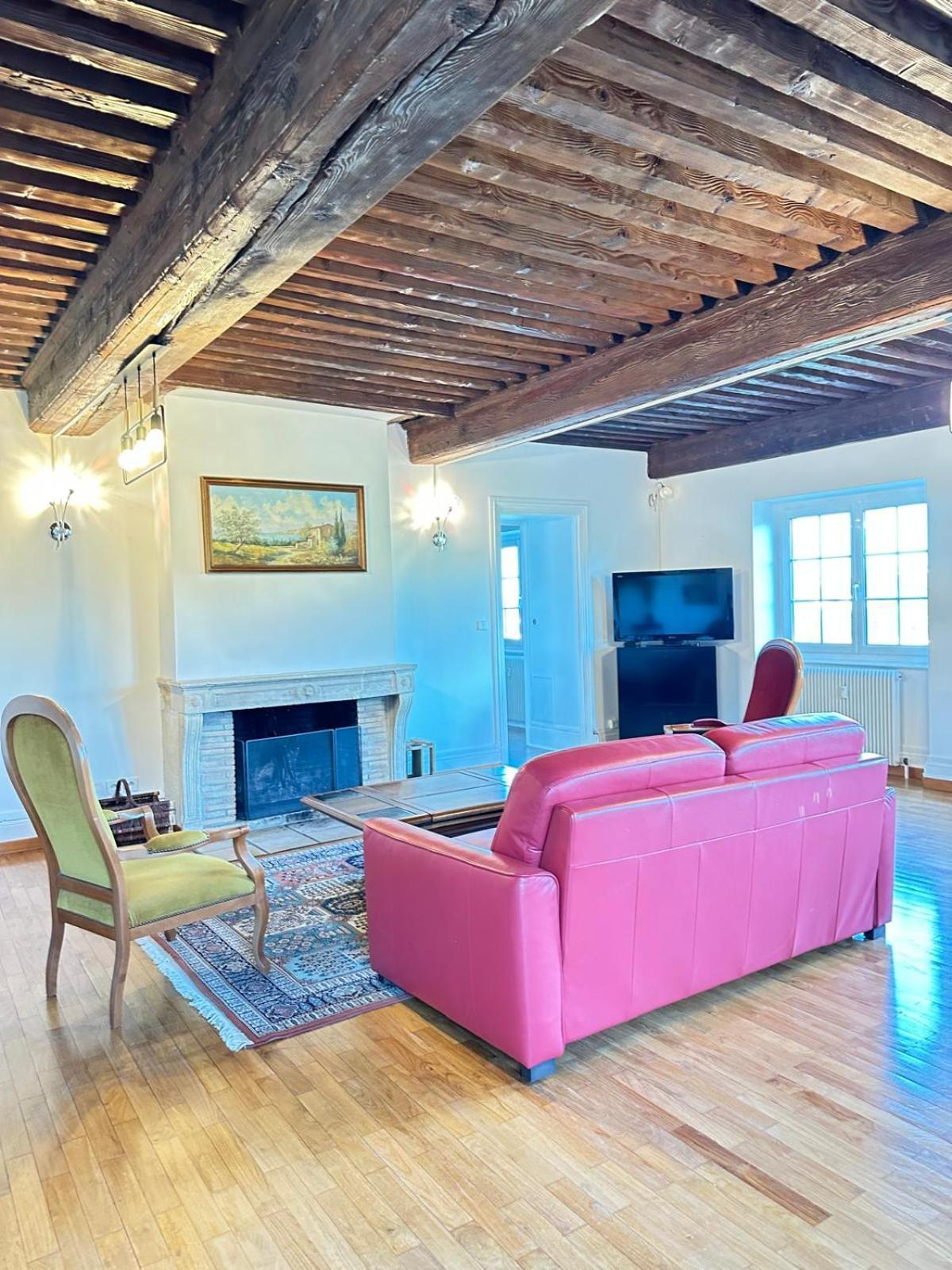 Sejourner Au Chateau De La Roue Grand Appartement Lissieu Εξωτερικό φωτογραφία
